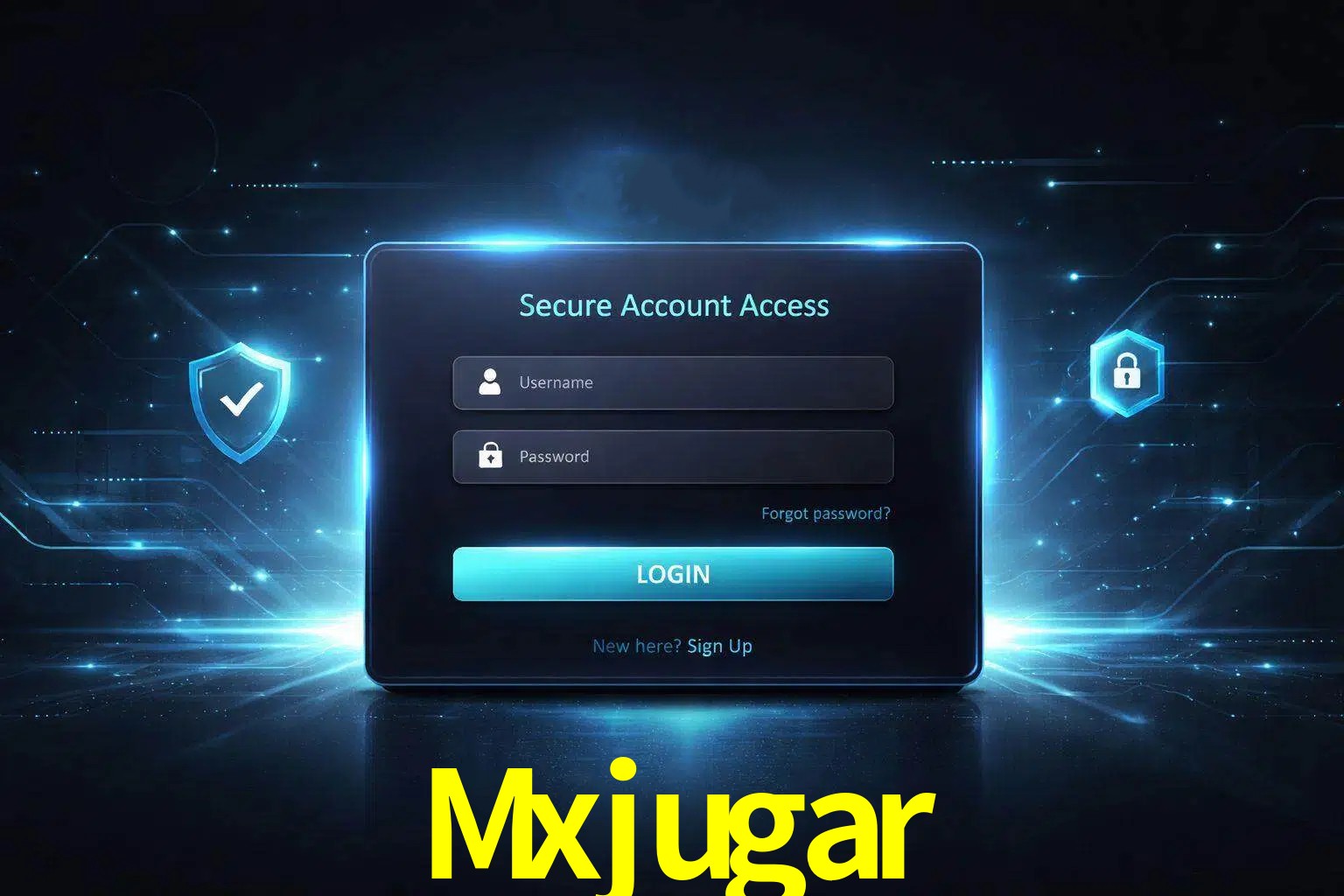 Pantalla de inicio de sesión de cuenta Mxjugar para usuarios en México